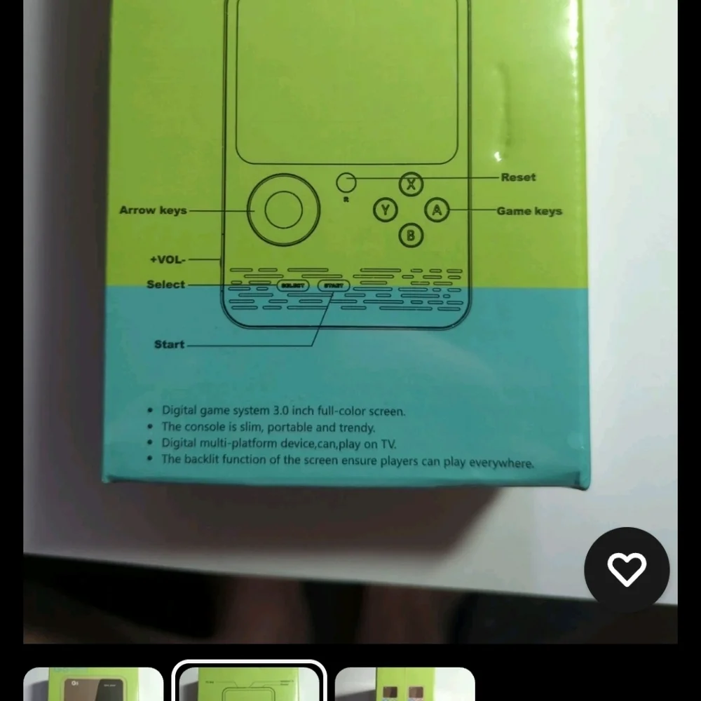 Handheld Game Console - Colorful Design